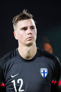 Finlands målvakt Mika Hilander
