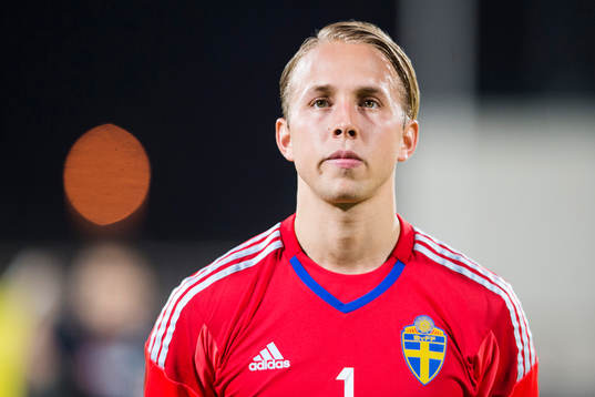 Sveriges målvakt Patrik Carlgren