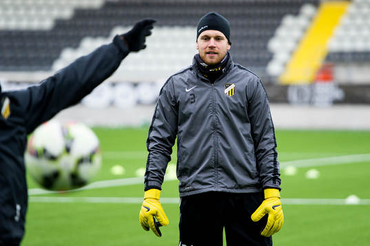 Häckens målvakt Peter Abrahamsson