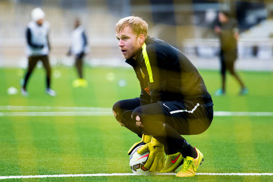 Häckens målvakt Peter Abrahamsson
