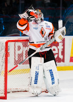 Karlskronas målvakt Johan Holmqvist