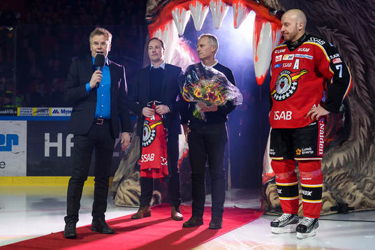 Luleås sportchef Lars Bergström, Roger Åkerström,