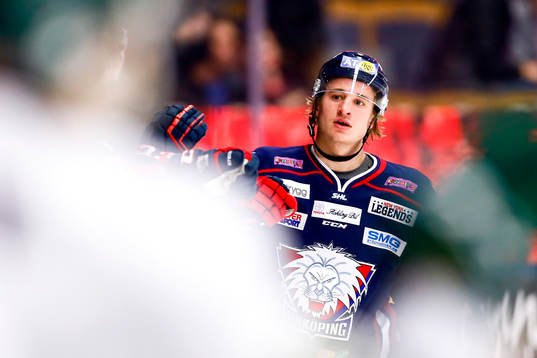 Linköpings Jacob Lilja jublar