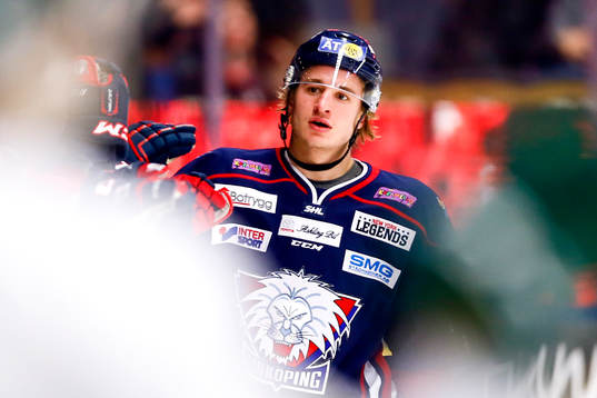 Linköpings Jacob Lilja jublar