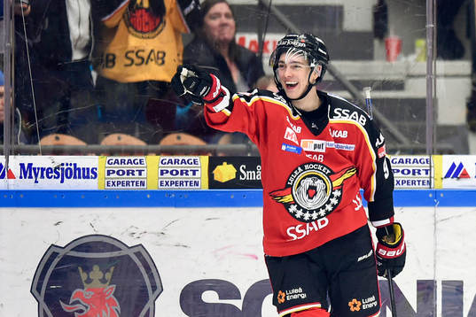 Luleås Johan Forsberg jublar