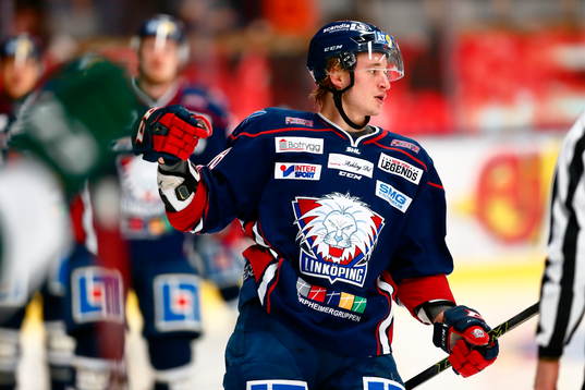 Linköpings Jakob Lilja jublar