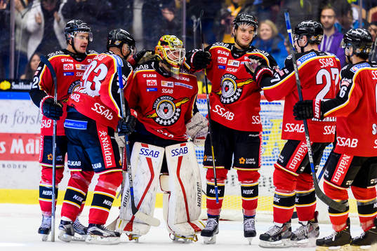 Luleåspelarna jublar
