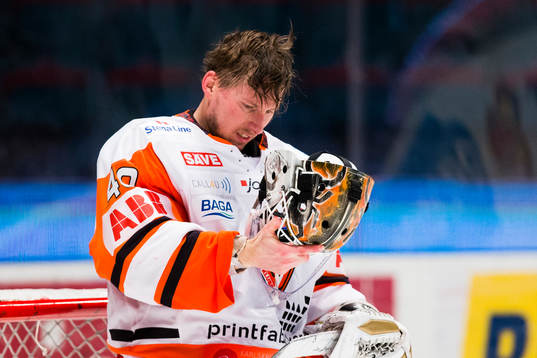 Karlskronas målvakt Johan Holmqvist