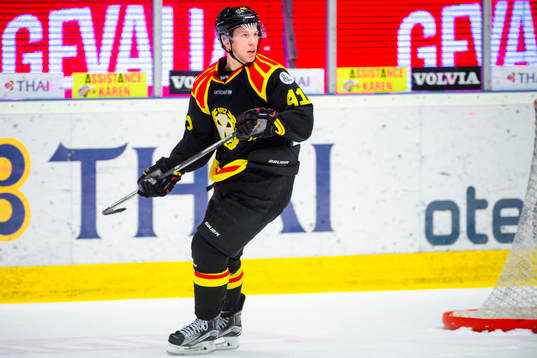 Brynäs Greg Scott gör mål i tom målbur men som senare