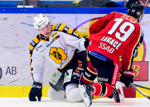 Skellefteås Alexander Urbom och Luleås Jacob Lagacé