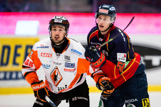Karlskronas Robin Gartner och Djurgårdens Robin Alvarez
