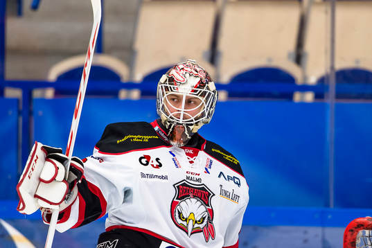 Malmö Redhawks målvakt Oscar Alsenfelt