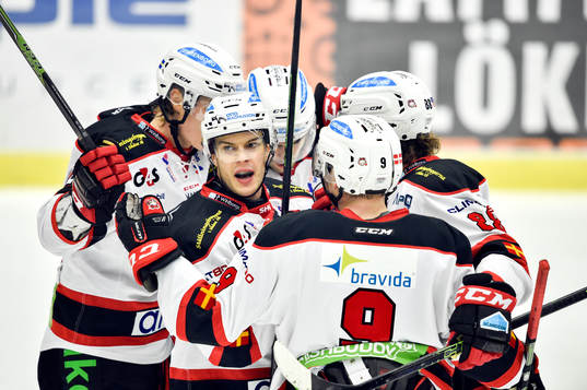 Malmö Redhawks Björn Svensson jublar