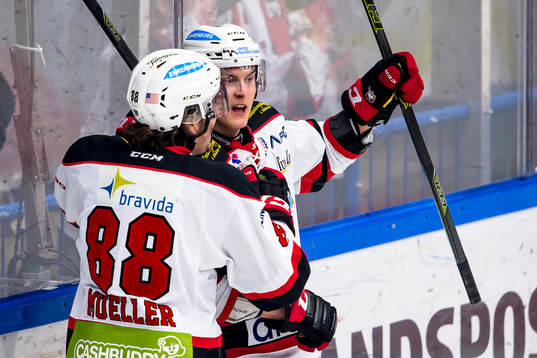 Malmö Redhawks Fredrik Händemark jublar