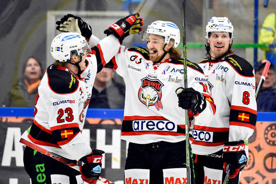 Malmö Redhawks Andreas Thuresson jublar