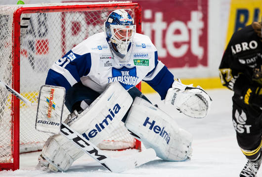 Karlskogas målvakt Joel Gistedt