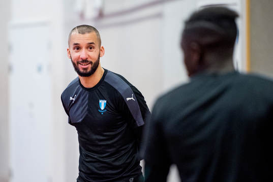 Guillermo Molins när Malmö FFs spelare fystestas