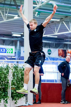 Malmö FFs Oscar Lewicki när Malmö FFs spelare fystestas