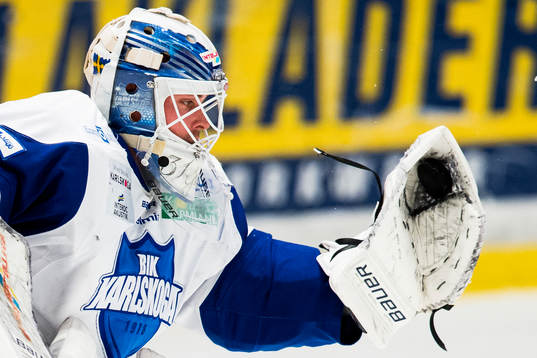 Karlskogas målvakt Joel Gistedt