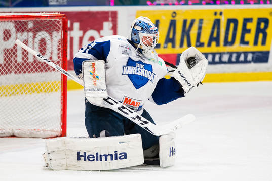 Karlskogas målvakt Joel Gistedt