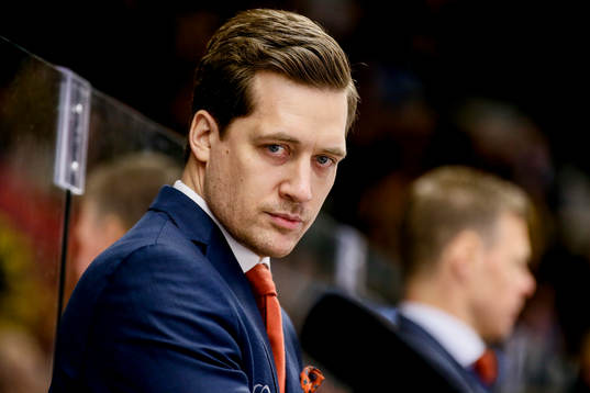 Växjös tränare Sam Hallam