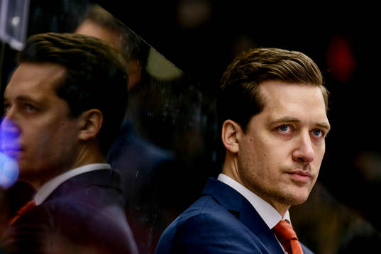 Växjös tränare Sam Hallam