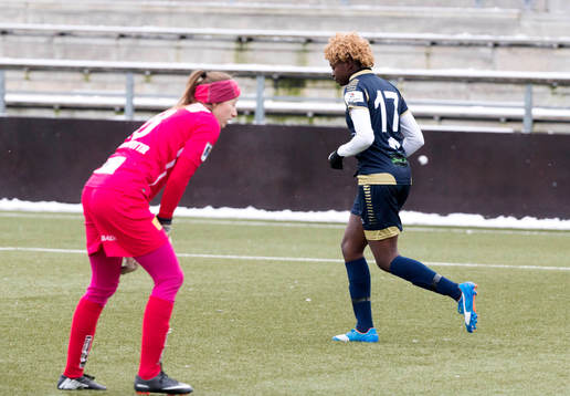 Rosengårds Gaëlle Enganamouit gör sitt första mål i