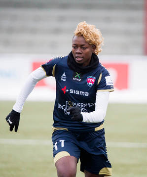 Rosengårds nyförvärv Gaëlle Enganamouit gjorde två mål
