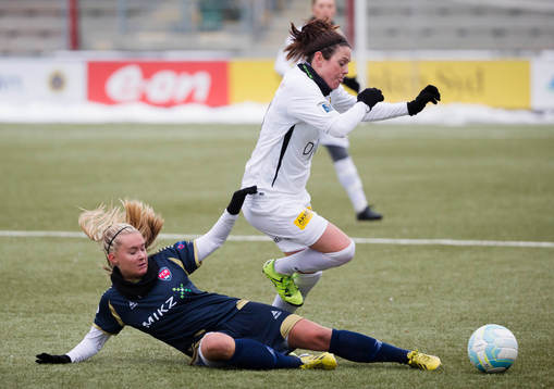Rosengårds Lina Salmi och Lilleströms Isabell
