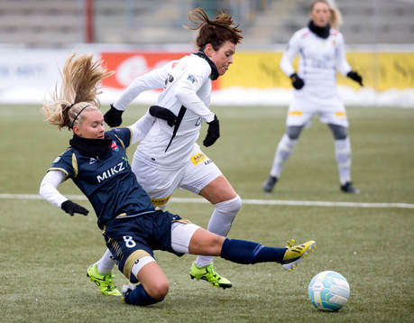 Rosengårds Lina Salmi och Lilleströms Isabell