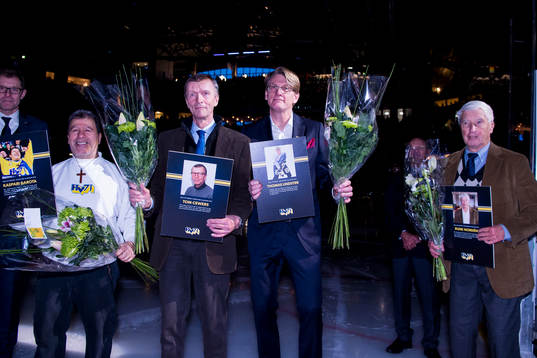 Kaspari Barota, Tom Cewers, Thomas Lindster och Rune Nordén