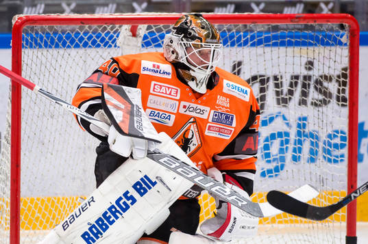 Karlskronas målvakt Johan Holmqvist