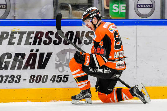 Karlskronas Jimmy Andersson jublar