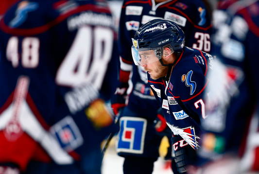 Färjestads Joel Eriksson Ek, Linus Persson och Linköpings