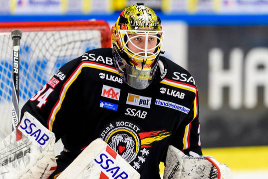 Luleås målvakt Joel Lassinantti