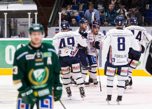 Linköpings Garret Roe kvitterar till 2-2 och jublade medan