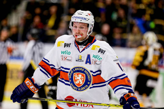 Växjös Alexander Johansson deppar