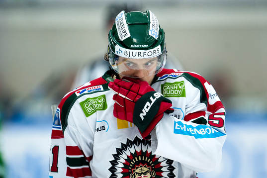 Frölundas Mats Rosseli Olsen deppar