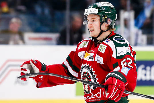 Frölundas Artturi Lehkonen jublar