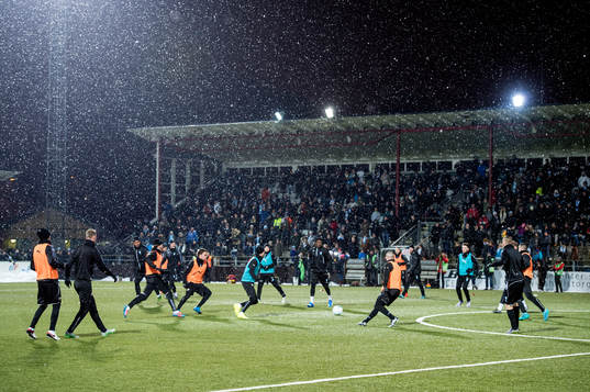 Spelarna i snöyran