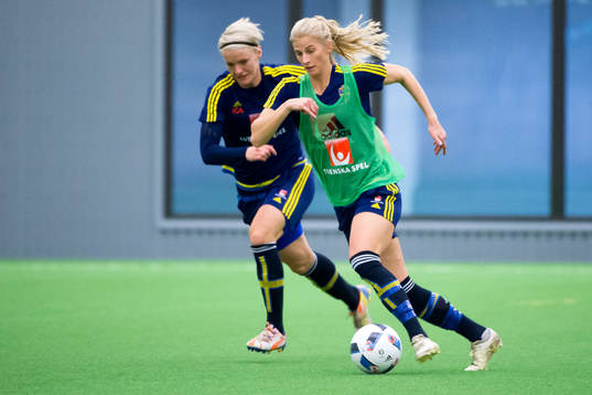 Nilla Fischer och Sofia Jakobsson