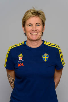 Sveriges assisterande förbundskapten Lilie Persson