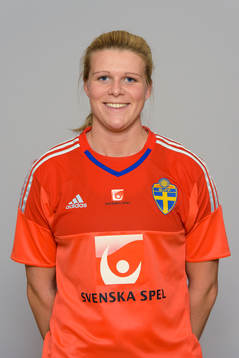 Sveriges målvakt Emelie Lundberg