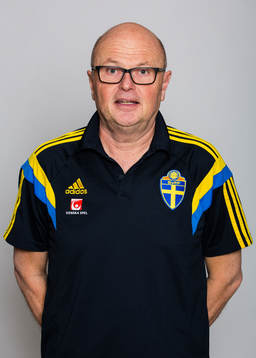 Förbundskapten Calle Barrling i F19/U20-landslaget