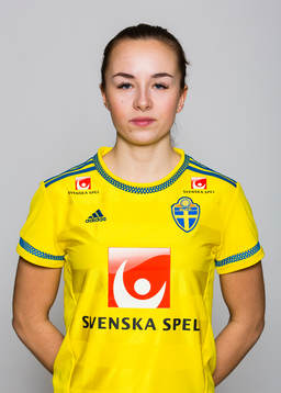 Maja Norrhamn i F19/U20-landslaget