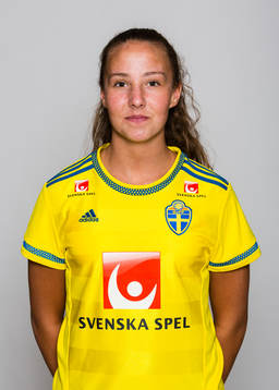 Linnéa Berger i F19/U20-landslaget