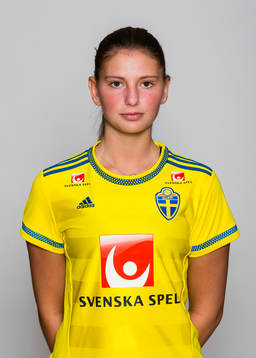 Saga Ollerstam i F19/U20-landslaget
