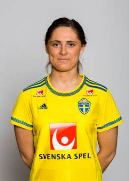 Linda Hallin i F19/U20-landslaget