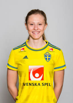 Rebecka Blomqvist i F19/U20-landslaget