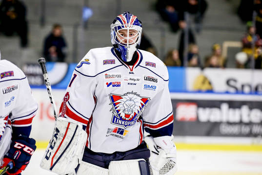 Linköpings  målvakt Marcus Högberg